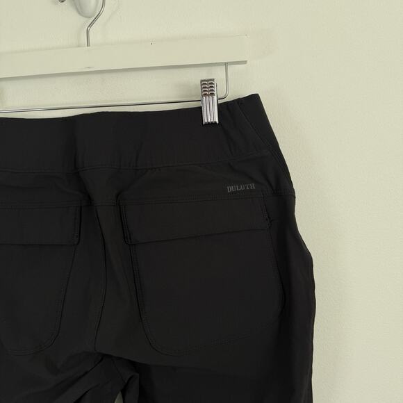 Duluth Flexpedition Pull On Skinny Pants Black Hiking Travel Gorpcore Womens 10 - Picture 6 of 9